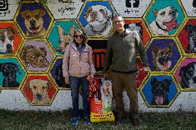 Dogs Rescued By The STCMetro Of Mexico City, Help The Three Wise Men Collect Letters From Girls And Boys