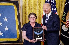 DC: President Biden Awards the Medal of Honor