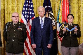 DC: President Biden Awards the Medal of Honor