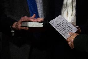 Vice President Kamala Harris swears in Senators