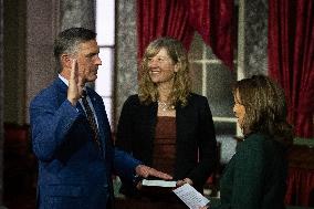 Vice President Kamala Harris swears in Senators