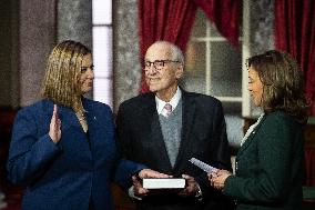 Vice President Kamala Harris swears in Senators