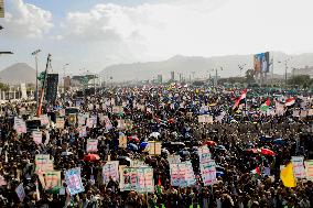 Protest Against the Palestinian-Israeli Conflict - Yemen