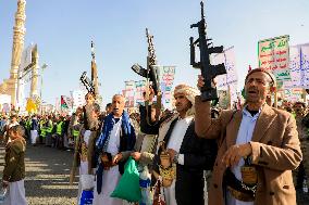 Protest Against the Palestinian-Israeli Conflict - Yemen