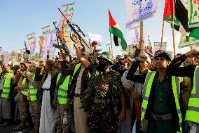 Protest Against the Palestinian-Israeli Conflict - Yemen