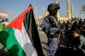 Protest Against the Palestinian-Israeli Conflict - Yemen