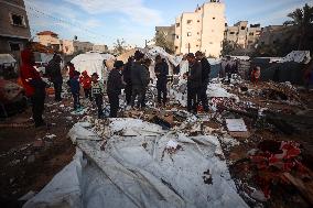 Israel's Bombing Of Palestinians In Tent Camps