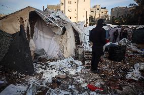 Israel's Bombing Of Palestinians In Tent Camps