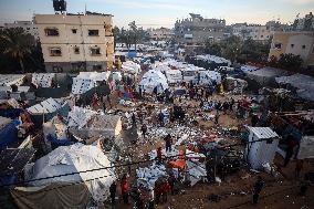 Israel's Bombing Of Palestinians In Tent Camps