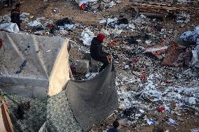 Israel's Bombing Of Palestinians In Tent Camps