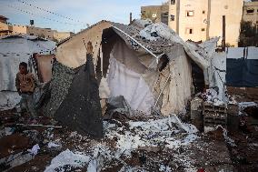 Israel's Bombing Of Palestinians In Tent Camps