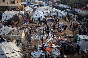 Israel's Bombing Of Palestinians In Tent Camps