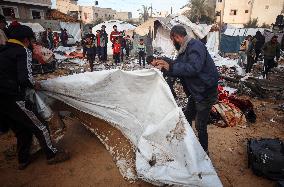 Israel's Bombing Of Palestinians In Tent Camps