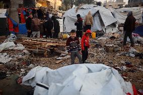 Israel's Bombing Of Palestinians In Tent Camps