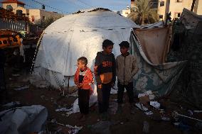 Israel's Bombing Of Palestinians In Tent Camps