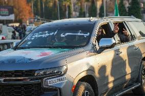 Syrians Celebrate Victory Over Assad Regime In Umayyad Square