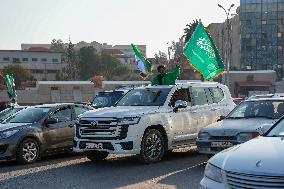 Syrians Celebrate Victory Over Assad Regime In Umayyad Square