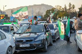 Syrians Celebrate Victory Over Assad Regime In Umayyad Square