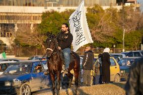 Syrians Celebrate Victory Over Assad Regime In Umayyad Square