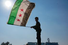 Syrians Celebrate Victory Over Assad Regime In Umayyad Square