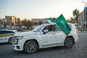 Syrians Celebrate Victory Over Assad Regime In Umayyad Square