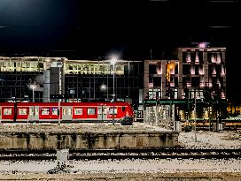 A DB Regional Train Parked At Munich East Station