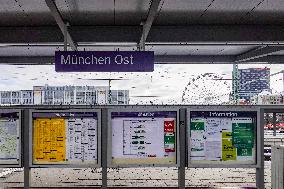 Platform Munich East Station