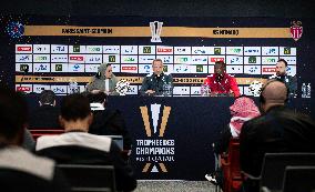 French Super Cup (Trophee Des Champions) - AS Monaco Press Conference