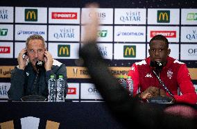 French Super Cup (Trophee Des Champions) - AS Monaco Press Conference