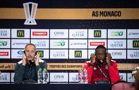 French Super Cup (Trophee Des Champions) - AS Monaco Press Conference