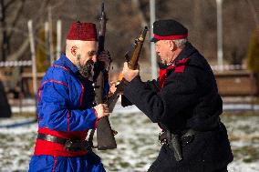 Historical Reenactment Of The Battle For Sofia.