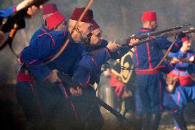 Historical Reenactment Of The Battle For Sofia.