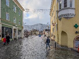 Daily Life In The Austrian City Of Kufstein In Tyrol