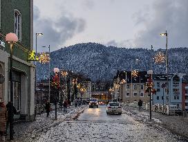 Daily Life In The Austrian City Of Kufstein In Tyrol