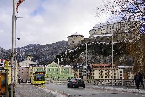 Daily Life In The Austrian City Of Kufstein In Tyrol