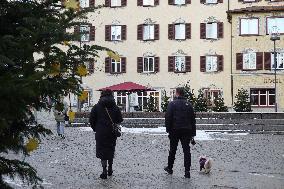 Daily Life In The Austrian City Of Kufstein In Tyrol