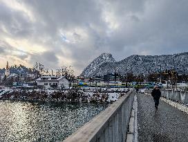 Daily Life In The Austrian City Of Kufstein In Tyrol