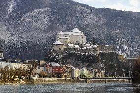 Daily Life In The Austrian City Of Kufstein In Tyrol