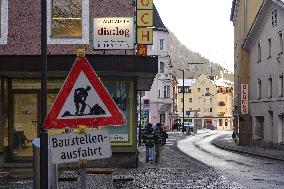 Daily Life In The Austrian City Of Kufstein In Tyrol