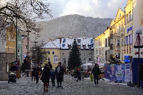 Daily Life In The Austrian City Of Kufstein In Tyrol