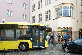 Daily Life In The Austrian City Of Kufstein In Tyrol