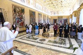 Pope Francis Receives In Private Audience - Vatican