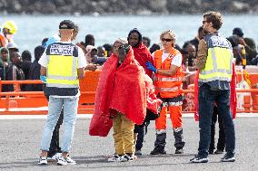 Migrants Arrive in The Canary Islands