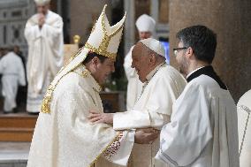 Pope Francis Participates In The Episcopal Ordination - Vatican