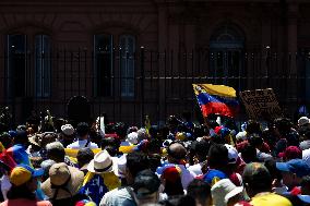 Milei Meets Venezuelan Opposition Leader Gonzalez Urrutia