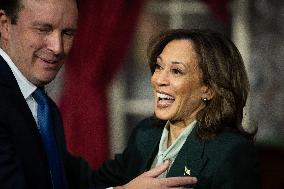 Vice President Kamala Harris swears in Senators