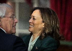 Vice President Kamala Harris swears in Senators