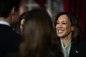 Vice President Kamala Harris swears in Senators