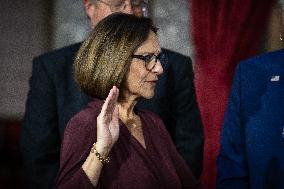 Vice President Kamala Harris swears in Senators