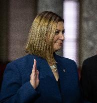 Vice President Kamala Harris swears in Senators